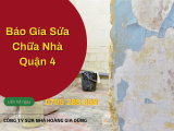 Cân nhắc gì khi chọn dịch vụ sửa nhà tại quận 4
