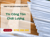 Sửa chữa mái tôn chống dột hiệu quả bao nhiêu tiền?