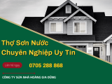 Dịch vụ sơn nước tphcm giá rẻ, chuyên nghiệp