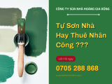 Giá dịch vụ sơn tường bao nhiêu? Có nên tự sơn không?