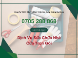 Dịch vụ sửa nhà chống thấm uy tín, chất lượng