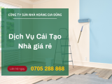 Dịch vụ sửa nhà tại quận 12 nhanh chóng - uy tín