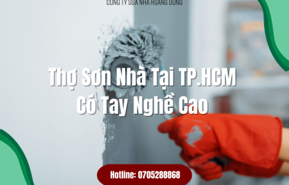Thợ sơn nhà tại tphcm giá rẻ - chuyên nghiệp