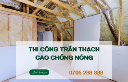 Giá thi công trần thạch cao TPHCM