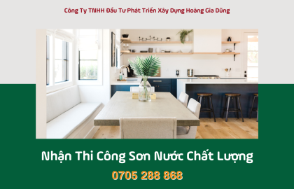 Nhận sơn nước giá rẻ Tp Hồ Chí Minh