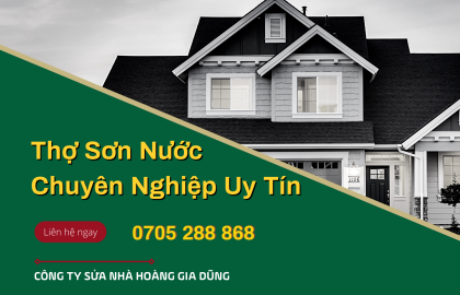 Dịch vụ sơn nước tphcm giá rẻ, chuyên nghiệp
