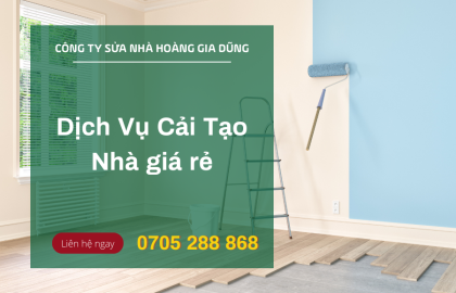 Dịch vụ sửa nhà tại quận 12 nhanh chóng - uy tín