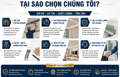 Thi Công Thạch Cao Giá Rẻ - Đẹp - Bền
