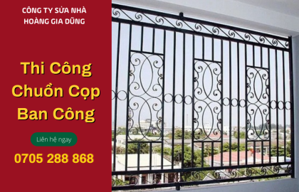 Thi công chuồng cọp ban công giá tốt