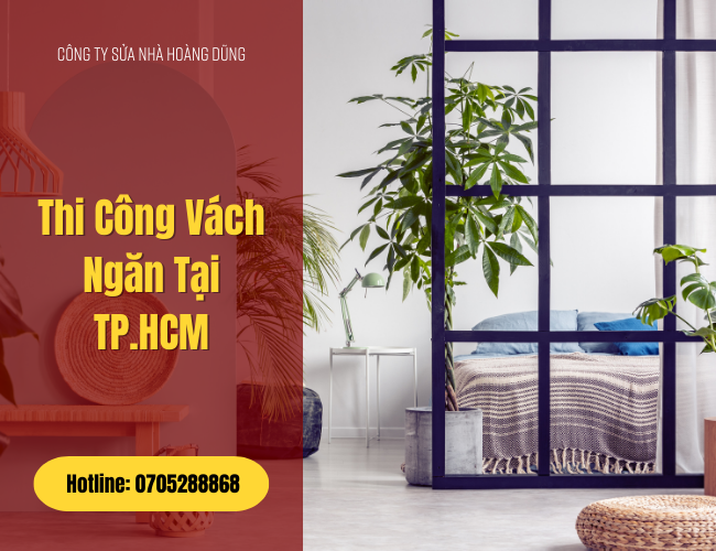 thi công vách ngăn phòng ngủ